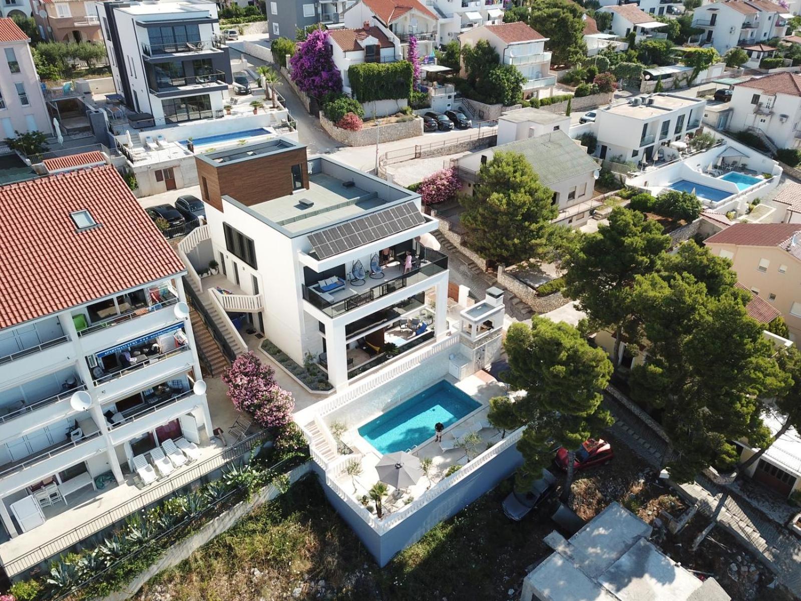 Luxury Beachfront Villa Carlisa Čiovo Extérieur photo