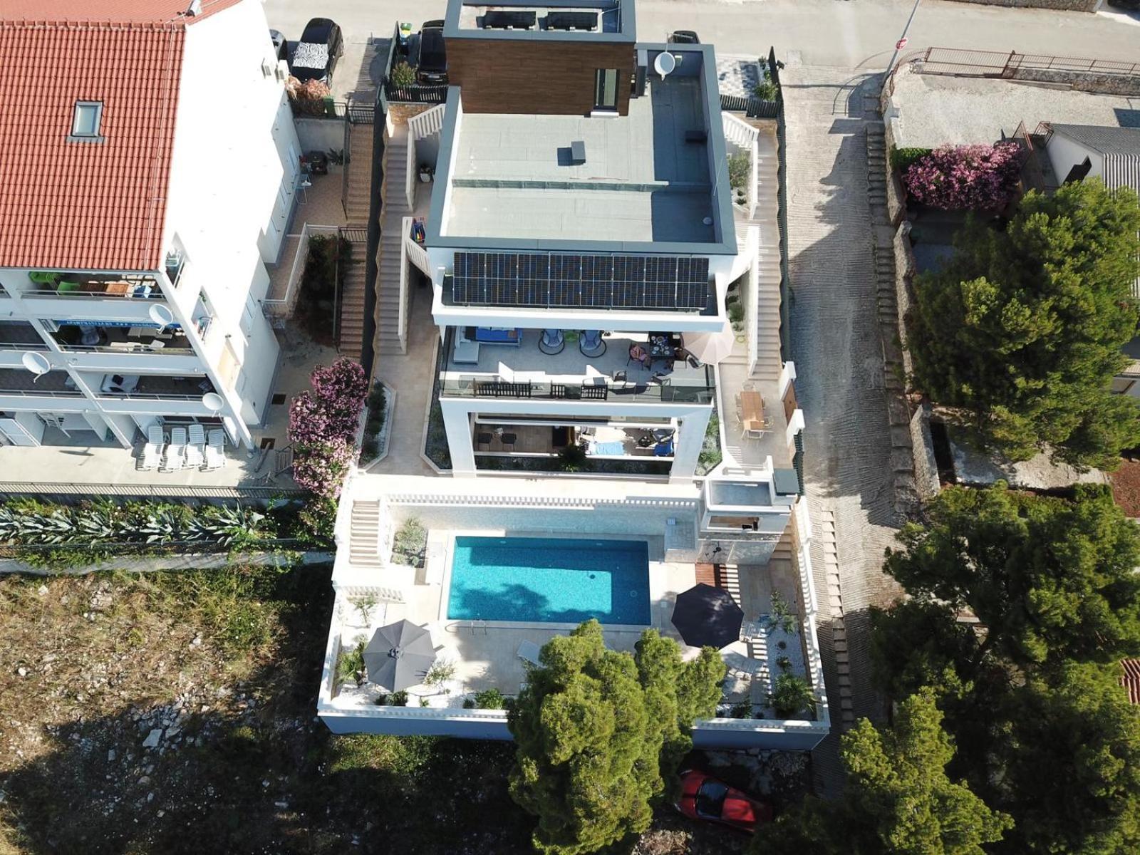 Luxury Beachfront Villa Carlisa Čiovo Extérieur photo